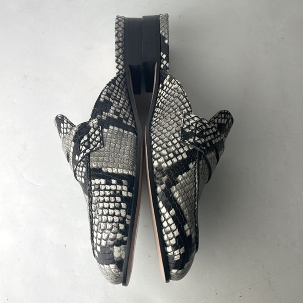 J Crew Academy Snake Print Penny Loafers 7 - Picture 6 of 9